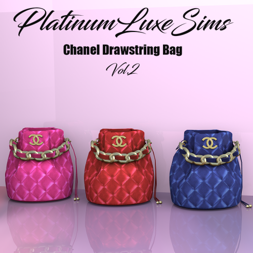 xplatinumxluxexsimsx:CHANEL DRAWSTRING BAG Vol.2Now on my Patreon!DOWNLOADEarly access - Public 20th