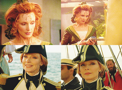captainbeverlycrusher:Beverly + costumes