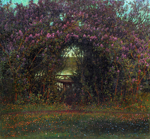 huariqueje:The Secret Garden   -     Anselm SchultzbergSwedish  1862-1945oil on canvas, 101 x 111 cm