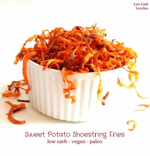 Sweet Potato Shoestring FriesUsing a vegetable spiralizer, you too can create these crispy, curly, s