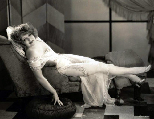 beforethecolon:  Clara Bow shows her pins. From alt.binaries.pictures.erotica.vintage.