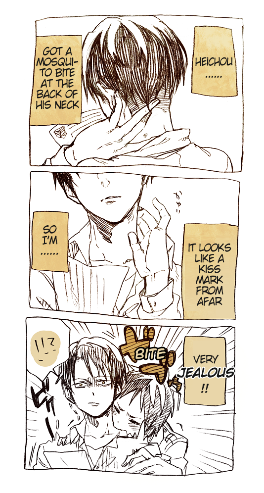timewalkerk:  Eren x Levi (ErenRi) by 佑 NASTY mosquito lol 