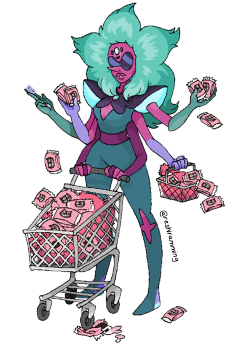 reshiramming:   Pearl: Well, we heard that too, and since they’re your favorite—  Amethyst: We went out and stole a bunch! Pearl: I went back and paid for them. Garnet: The whole thing was my idea.  Amethyst: It was everyone’s idea.  Alexandrite