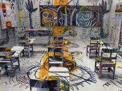 standardism:Basquiat. Class Room inspiration.