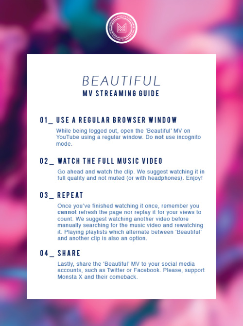 BEAUTIFUL M/V STREAMING GUIDE The Current Goal Is To Achieve 3M Views In 24 Hours, And 5M In 48 Hours.