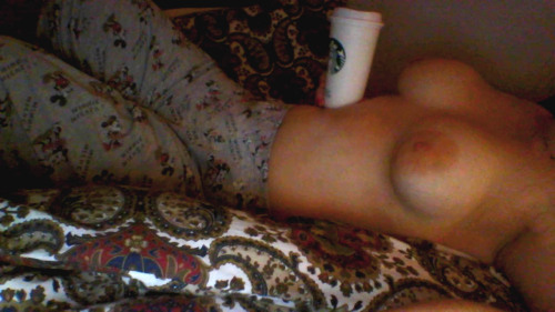 thinkfuck:  what-a-virgin:  asleepylioness:  a hearty stretch in mickey pjs and green tea in my reusable starbucks cup, best way to start the day xxxx  A starbuck’s mug and mickey pjs??? A woman after my own heart. And please - don’t EVEN get me started