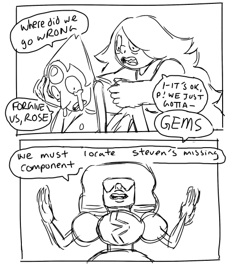 bluelink3211:oelm:artemispanthar:  kasukasukasumisty:  pinkiepiebones:  how do the crystal gems react to steven losing his baby teeth  WHERE DID WE GO WRONG WHERE DID WE GO WROOONG  *frantically tries to shove them back in*  this is 100000% gold I—-