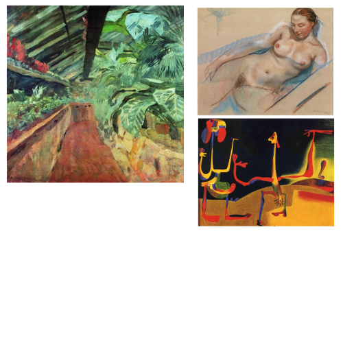 Paintings mishmash, original meshes by Angela and Indigo. I just scaled and grouped them to my likin