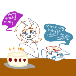 askgirlyrainbowdash:  My birthday is tomorrow so I decided to upload this ^^  Happy birthday GRD mod! ^w^ 