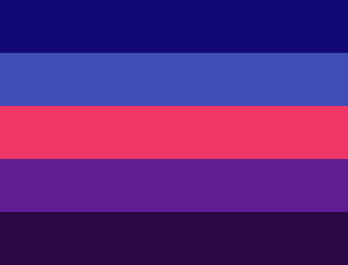 black-salt-cage:My redesign of the Fictosexual flag! ♩✧♪●♩○♬☆ The various shades of blue symbolize t