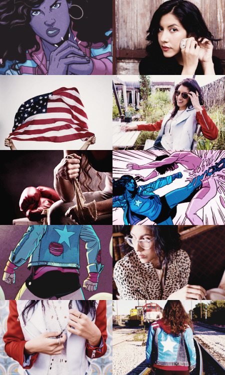   “You couldn’t pay me enough to join the Avengers.”  Stephanie Beatriz as America Chavez. 