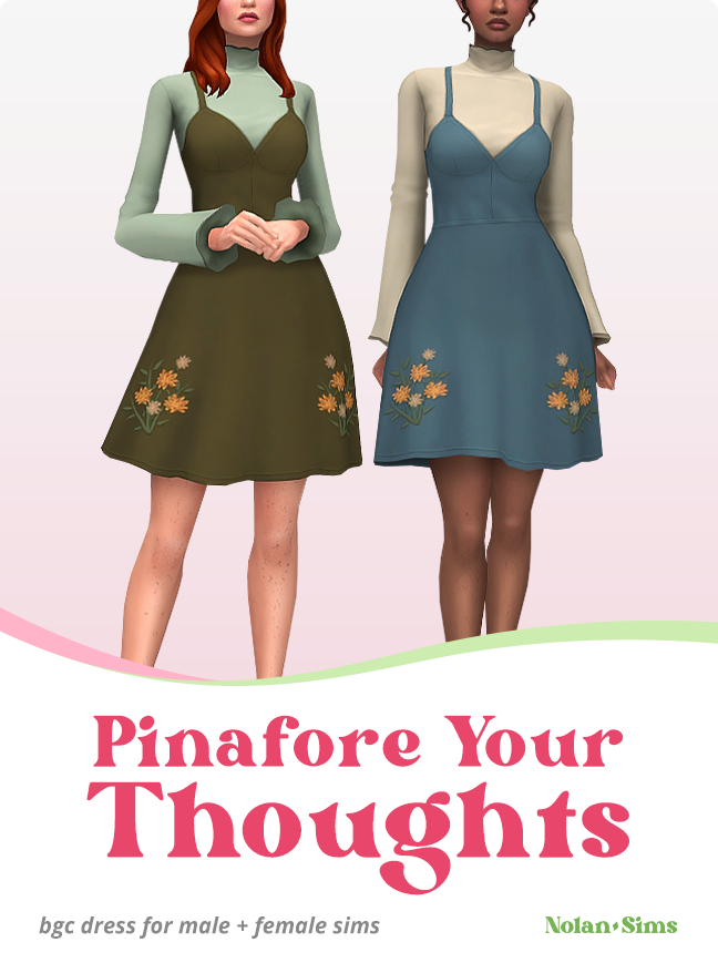 Nolan-Sims — Pinafore Your Thoughts Dress Pinterest Strikes...