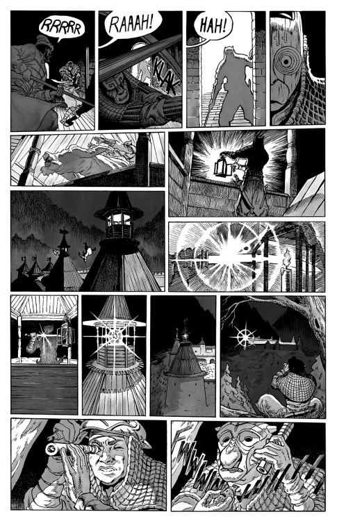 dimitracomics:Dimitra and the Silver Mask, Prologue: Page 37Hey gang, sorry for the long wait betwee
