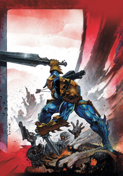 extraordinarycomics:  Deathstroke by Simon Bisley.