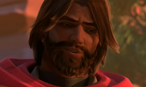 bisexualjessemccree:made my own more on-model edits of mccree from the short i’m also gonna do a scr
