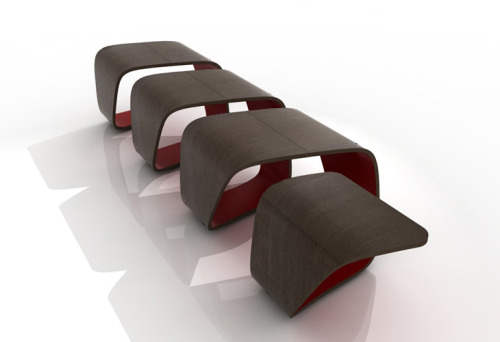 archiscene:
“ DNA Bench by Leonardo Rossano and Deborah Mansur ”