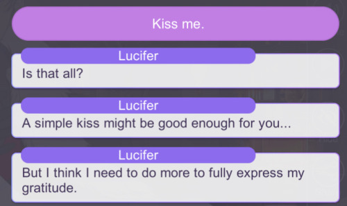 Lucifer Wanting To Bed MC #2