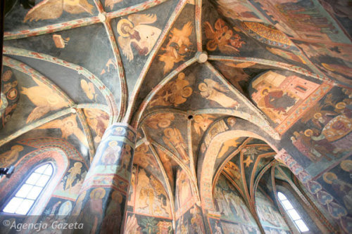 The Holy Trinity Chapel at Lublin Castle, XV century. Lublin, Poland. The Chapel was build in second