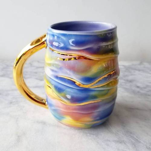 sosuperawesome: Mugs by Katie Marks on Etsy and Instagram  Follow So Super Awesome on Instagram  