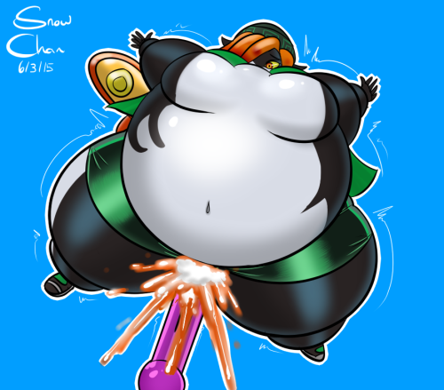 snow-chanda: This was suggested by someone on Inflatechan wanting to see Midna being inflated by the