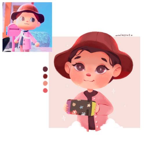 Animal Crossing Player Portraits made by Mariassart 
