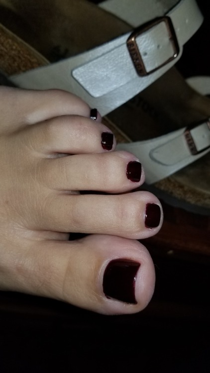 cutemandytoes: Fresh pedi and new color