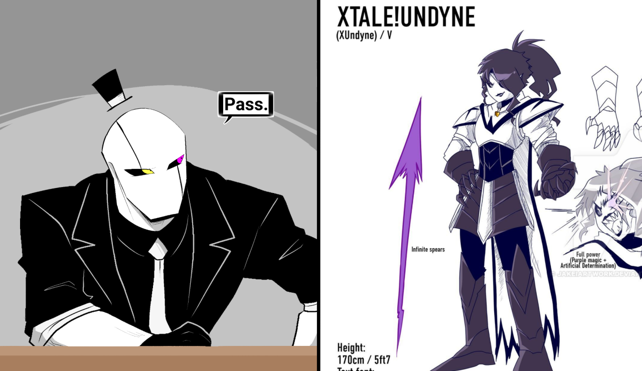 Xtale Crosssans xtale/undertale AU Charm 