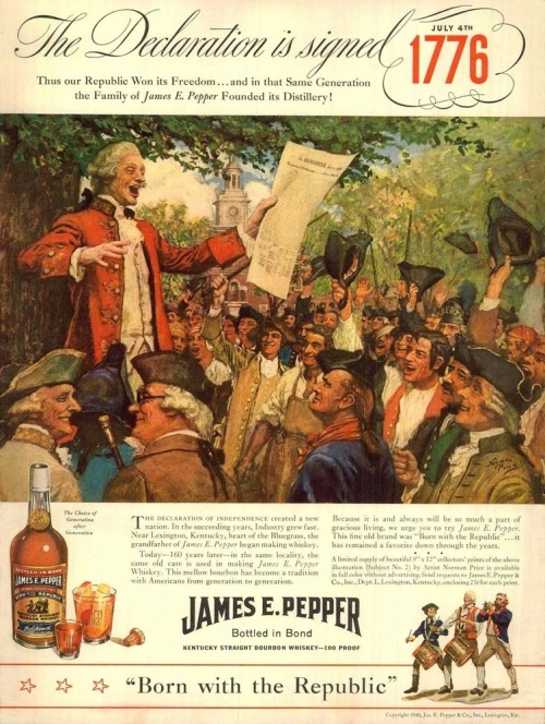 1940 ‘James E. Pepper’ July 4th ad