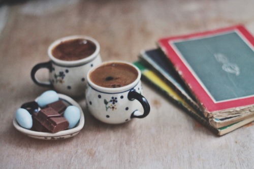 coffee and books