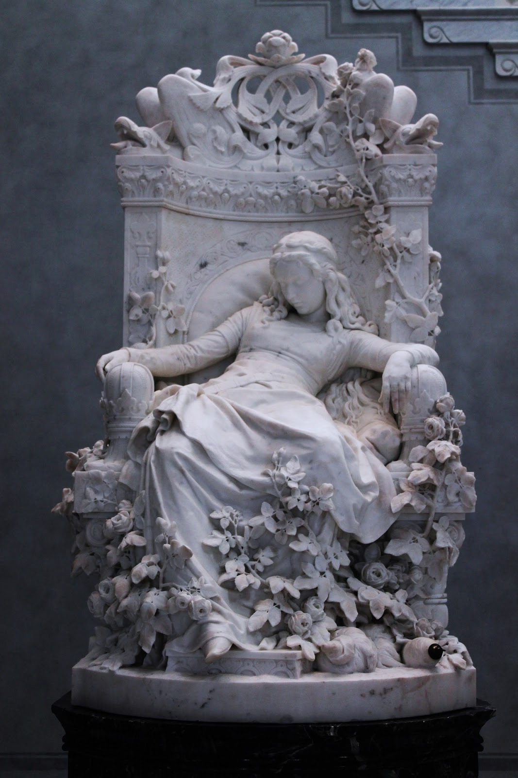  Louis Sussmann-Hellborn, Sleeping Beauty, 1878.                  
