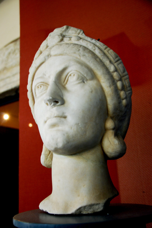 myglyptothek:Portraint of empress. Valentinian era. Second half of IV century AD. Marble. Museo Arch