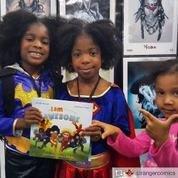 theblerdgurl: Repost from @strangercomics @TopRankRepost #TopRankRepost The awesome photo bomb! 20% of all Stranger stuff for black history month on strangercomics.com including our kids books. All folks have to do is enter BLACKHISTORY in coupon area