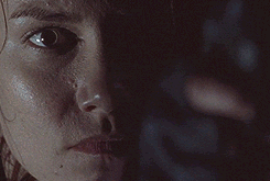 thewalkinggifs:  "I didn't want you in here." "I know, I had to." The Walking Dead - Internment  