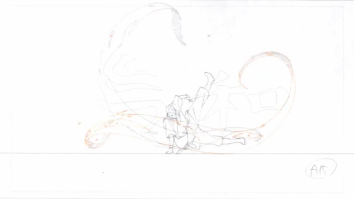 framexframe: Nickelodeon’s The Legend of Korra; pencil test by Inseung Choi 