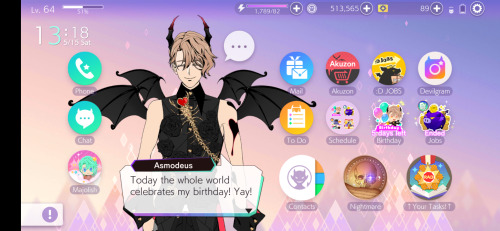 Happy Birthday To Asmo. To Celebrate, I Bought His Demon Look, Yayy!!