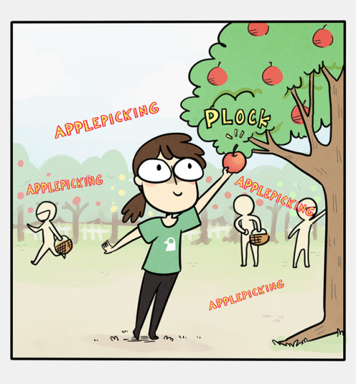 thepigeongazette:if I have to be dragged to apple picking every year, y’all have to hear about it 