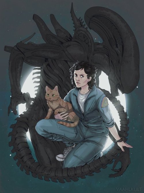  I revamped an old piece i did in ‘14, Alien is one of my favourite movies so I figured it wou