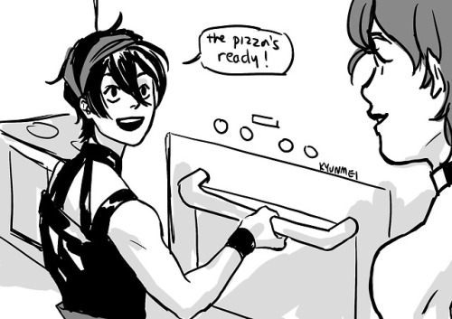 kyunmei:trish goes to narancia’s house