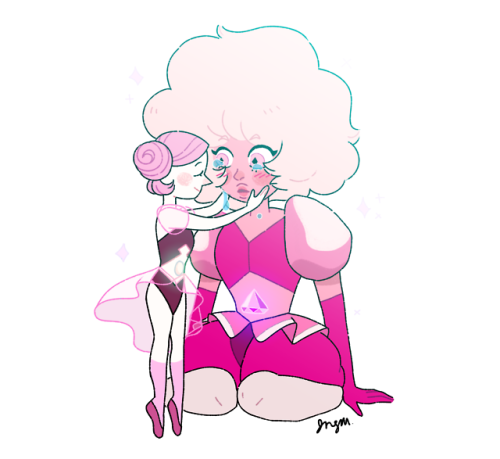 She did love her pearl. She really did. I maaaaay have kind of borrowed @luminarywitch‘s og pink pea