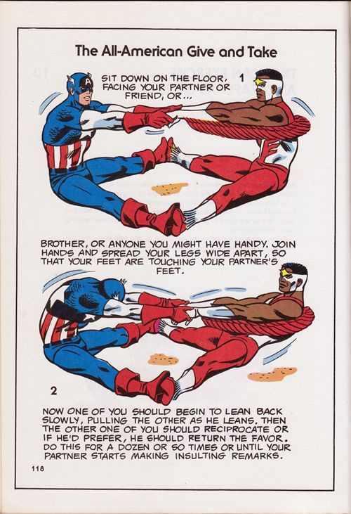 note-a-bear: lauralot89: Stan Lee Presents: The Mighty Marvel Comics Strength and Fitness Book &ldqu