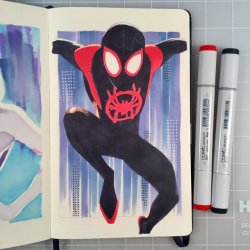 darrencalvert:  Into the Spider-Verse marker