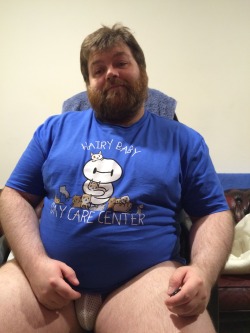 mikeward1701:  Tummy Tuesday; Hairy Baby Qwertee Edition (with matching Jockstrap!)