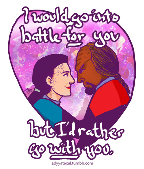 ladyyatexel:Do you need some silly Deep Space Nine valentines?   Yes, you do. It’s like being in ele