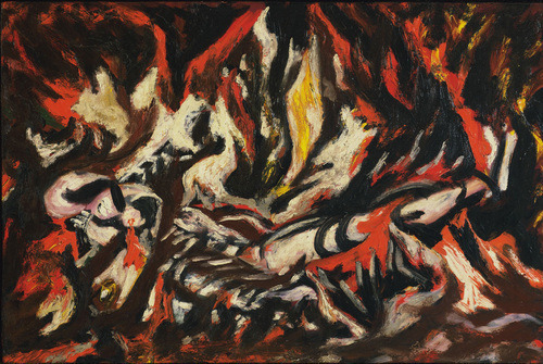 artist-pollock: The Flame, Jackson PollockMedium: oil,canvaswww.wikiart.org/en/jackson-pollo