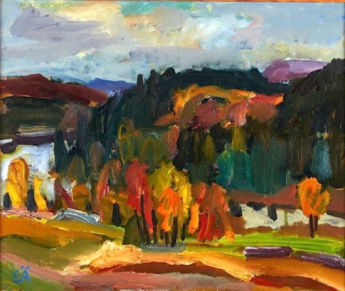 Erling Ärlingsson (1904 - 1983) - Landscape, Ulvsjön.