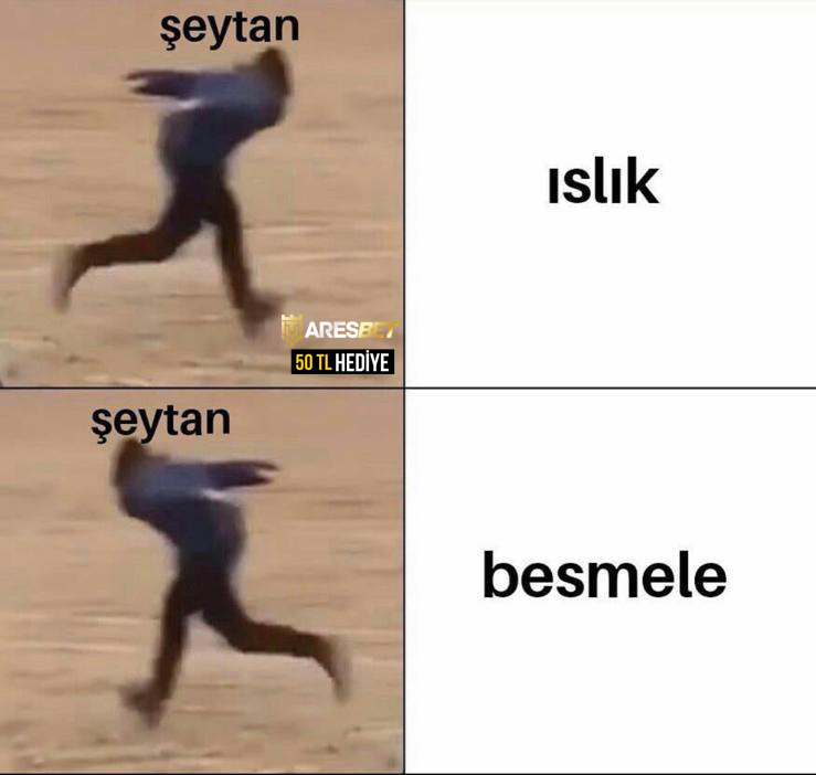 şeytan şeytan ARESBE 50 TL...