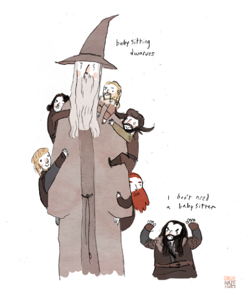 gingerhaze: HOBBIT DOODLES