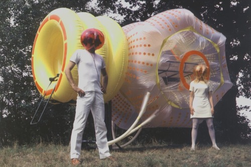 phdonohue:Yellow Heart, Pneumatic Object / Action, Vienna, 1967-68 – Haus-Rucker-Co