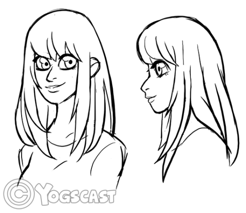 Hey Chrissa’s new channel banner &amp; character design! 