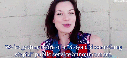 stoyaskitten:  Stoya teaches you how NOT to shoot a gun on “Stoya does everything” for WoodRocket (x) 